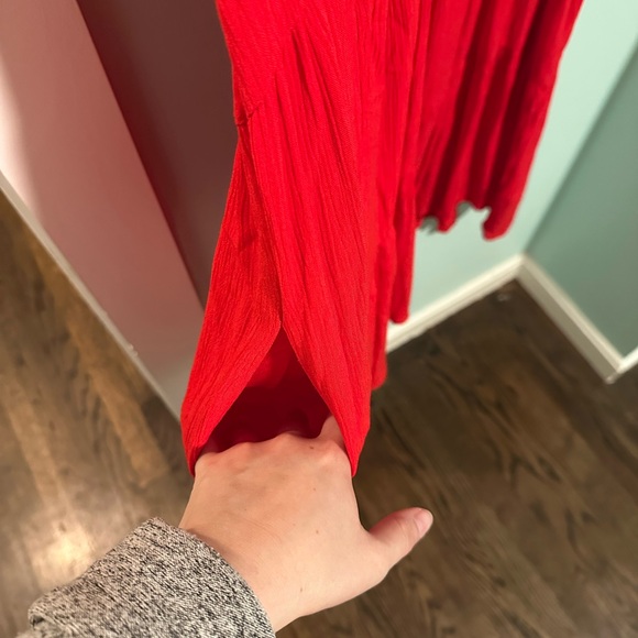 Knox Rose Red Floral Embroidered Dress - Picture 4 of 4